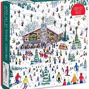 Galison Michael Storrings Apres Ski 1000 Piece Puzzle